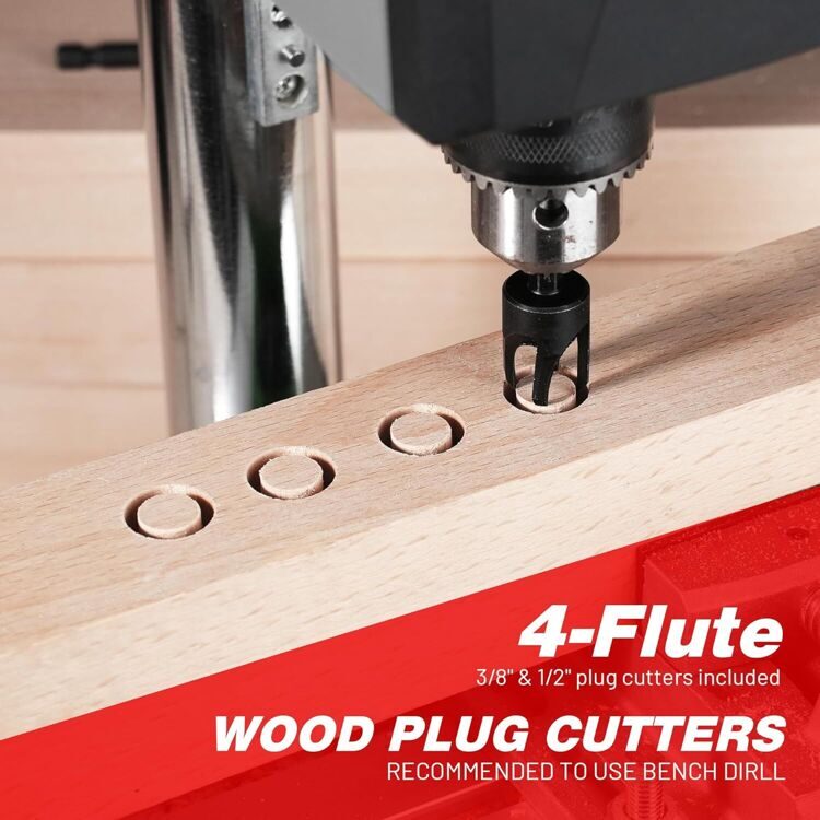 Набор зенковочных сверл для дерева, 22 сверла с ящиком для хранения.